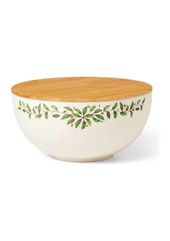 Best reviews of 😀 Lenox® Holiday Serve Bowl with Wooden Lid 😀