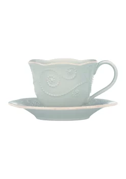 Coupon ✨ Lenox® French Perle Ice Blue Cup and Saucer 😍