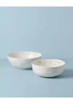Top 10 💯 Lenox Oyster Bay 2-Piece Nesting Serving Bowls ⌛ -Lenox store Belk 1039