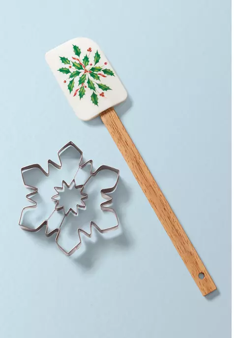 Buy 😀 Lenox® Holiday Spatula & Snowflake Cookie Cutter Set 🛒 2 Buy 😀 Lenox® Holiday Spatula & Snowflake Cookie Cutter Set 🛒 - Image 2