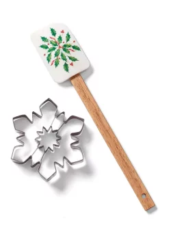 Buy 😀 Lenox® Holiday Spatula & Snowflake Cookie Cutter Set 🛒 5 Buy 😀 Lenox® Holiday Spatula & Snowflake Cookie Cutter Set 🛒 -Lenox store Belk 119