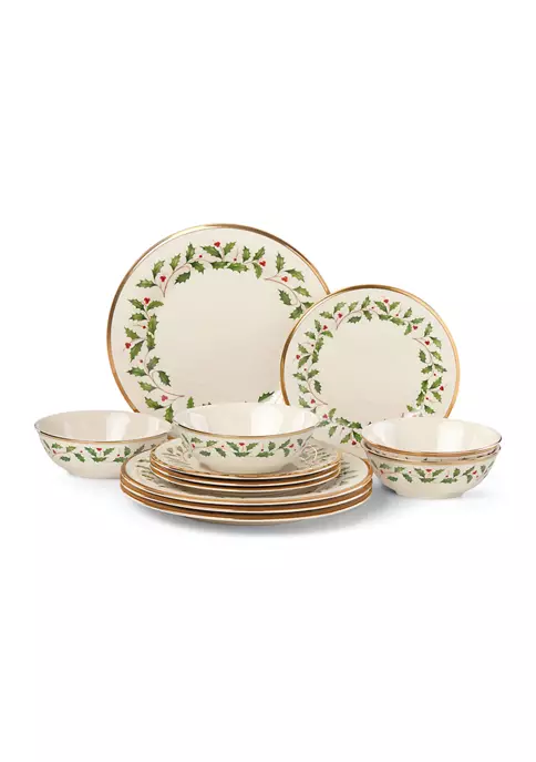 Flash Sale ⌛ Lenox® Holiday 12-Piece Plate & Bowl Set 🛒 2 Flash Sale ⌛ Lenox® Holiday 12-Piece Plate & Bowl Set 🛒 - Image 2