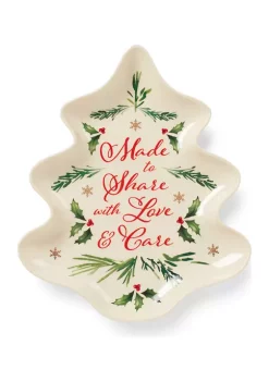 Coupon 😍 Lenox® 'Made to Share' 🎄 Christmas Tree Serving Platter 🧨