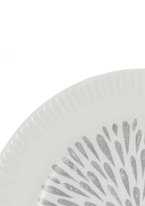 Discount 😉 Lenox® White and Gray Accent Plate Set ⭐ 3 Discount 😉 Lenox® White and Gray Accent Plate Set ⭐ - Image 3