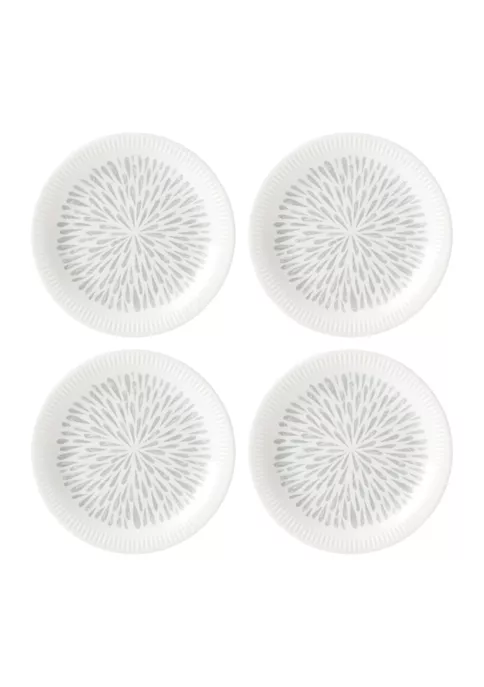 Discount 😉 Lenox® White and Gray Accent Plate Set ⭐ 4 Discount 😉 Lenox® White and Gray Accent Plate Set ⭐ - Image 4