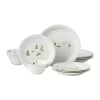 Budget ⌛ Lenox® Profile Snow Day 12-Piece Dinnerware Set 🎉