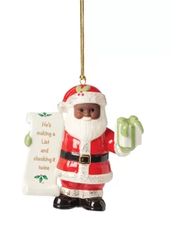 Hot Sale ✨ Lenox® Santa with List Ornament ✨ -Lenox store Belk 178