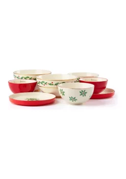 Wholesale 🎁 Lenox® Holiday Luna Nesting Dinnerware Set ⭐ -Lenox store Belk 204