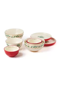 Wholesale 🎁 Lenox® Holiday Luna Nesting Dinnerware Set ⭐ -Lenox store Belk 205