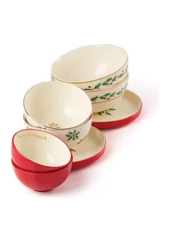 Wholesale 🎁 Lenox® Holiday Luna Nesting Dinnerware Set ⭐ -Lenox store Belk 206