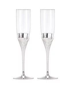 New 🤩 Lenox® True Love 2-Piece Toasting Flute Set 🥰