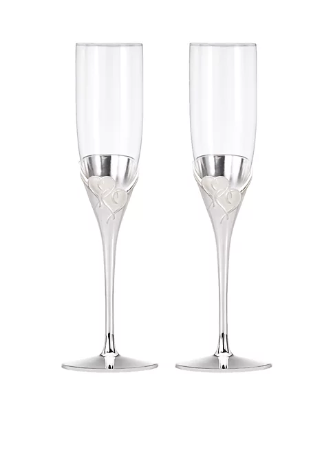 New 🤩 Lenox® True Love 2-Piece Toasting Flute Set 🥰 1 New 🤩 Lenox® True Love 2-Piece Toasting Flute Set 🥰