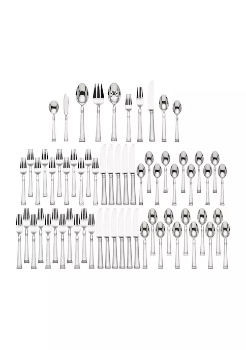Hot Sale 🌟 Lenox® Esquire 65 Piece Flatware Set 👏 1 Hot Sale 🌟 Lenox® Esquire 65 Piece Flatware Set 👏