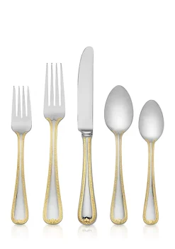 Cheapest 😀 Lenox® Vintage Jewel 5-Piece Gold Flatware Set ✨
