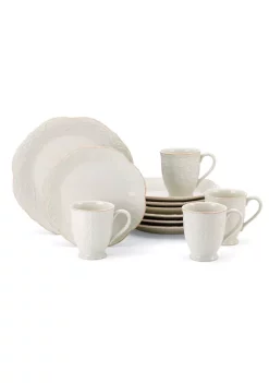 Discount 👍 Lenox® French Perle 12-Piece Plate & Mug Dinnerware Set 😉