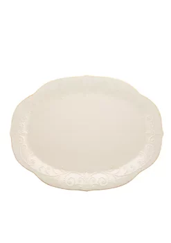 Cheap 🔥 Lenox® French Perle White™ 16" Oval Serving Platter 👏