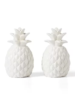 Cheap 🧨 Lenox® Wicker Creek Pineapple Salt & Pepper Shaker Set 🛒