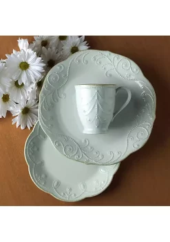 Hot Sale 💯 Lenox® French Perle 4-Piece Place Setting 😉 -Lenox store Belk 263