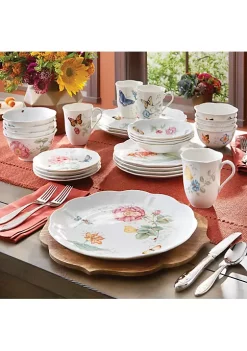 Brand new 😀 Lenox Butterfly Meadow 28-Piece Dinnerware Set 💯 -Lenox store Belk 279