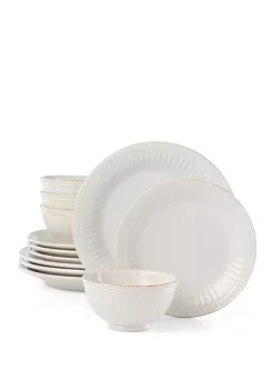 Best reviews of 🌟 Lenox® French Perle Groove 12 Piece Dinnerware Set 🌟