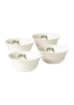 Budget 💯 Lenox® Profile Snow Day Set of 4 Bowls 🎉 5 Budget 💯 Lenox® Profile Snow Day Set of 4 Bowls 🎉 -Lenox store Belk 288