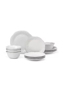Flash Sale 🔥 Lenox French Perle White™ 12-piece Dinnerware Set 😍 -Lenox store Belk 303