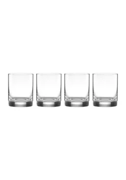 Buy 💯 Lenox® Tuscany Classics 4-Piece Cylinder Double Old Fashioned Glass Set ⌛
