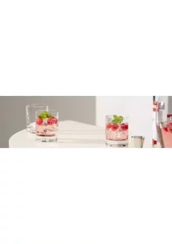 Buy 💯 Lenox® Tuscany Classics 4-Piece Cylinder Double Old Fashioned Glass Set ⌛ -Lenox store Belk 326