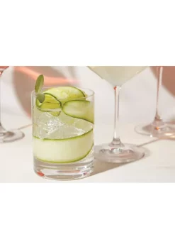 Buy 💯 Lenox® Tuscany Classics 4-Piece Cylinder Double Old Fashioned Glass Set ⌛ -Lenox store Belk 327