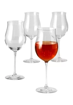 Hot Sale 🎁 Lenox® Tuscany Classics Set of 4 Rose Glasses 🥰 -Lenox store Belk 344