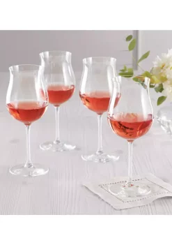 Hot Sale 🎁 Lenox® Tuscany Classics Set of 4 Rose Glasses 🥰 -Lenox store Belk 348