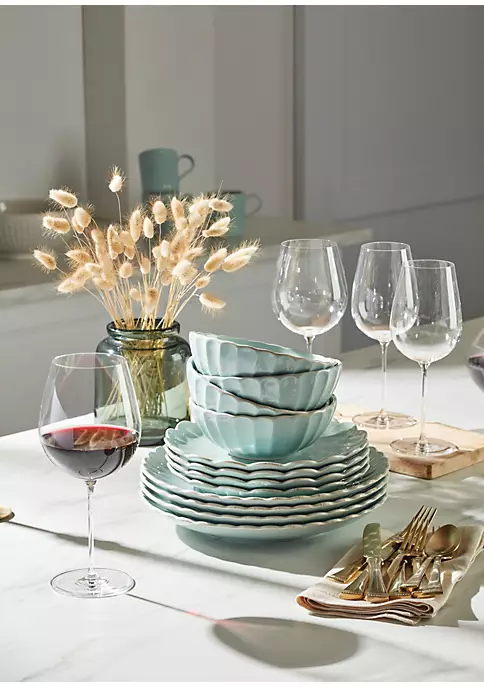 Top 10 💯 Lenox French Perle Scallop Ice Blue 12-Piece Dinnerware Set 🥰 3 Top 10 💯 Lenox French Perle Scallop Ice Blue 12-Piece Dinnerware Set 🥰 - Image 3