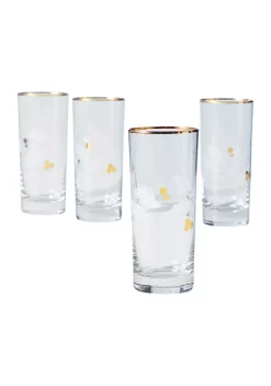 Budget 🥰 Lenox® Holiday Gold 4-Piece Highball Glass Set 😉