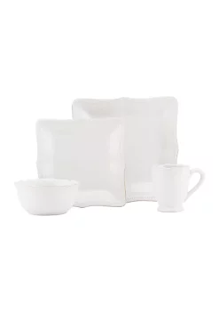 Flash Sale ✨ Lenox® French Perle Bead White Square 4-piece Place Setting 🔥