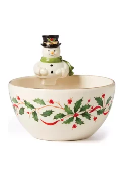 Best Sale 😍 Lenox® Holiday Snowman Bowl ⭐ -Lenox store Belk 42