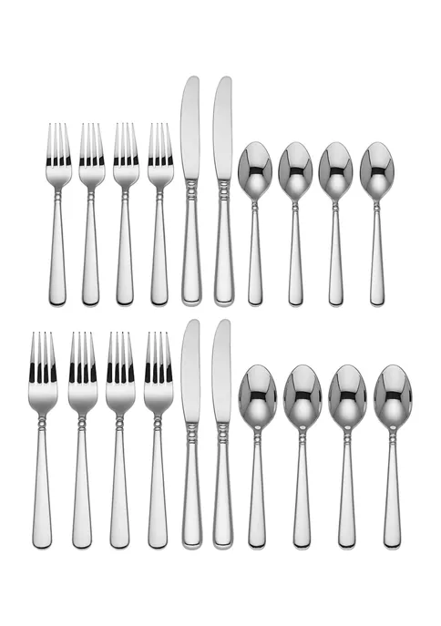 Brand new 🎉 Lenox® Pearl Platinum 20-Piece Flatware Set ❤️ 1 Brand new 🎉 Lenox® Pearl Platinum 20-Piece Flatware Set ❤️