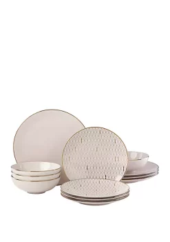 Discount 👍 Lenox® Trianna 12 Piece Dinnerware Set 😀