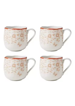 Cheap ⌛ Lenox Butterfly Meadow Cottage 4-Piece Mugs 🎉 -Lenox store Belk 530