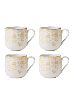 Cheap ⌛ Lenox Butterfly Meadow Cottage 4-Piece Mugs 🎉 -Lenox store Belk 532