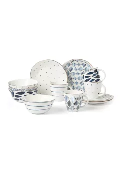 Best Pirce ✔️ Lenox® Blue Bay 12 Piece Dessert Set ⌛