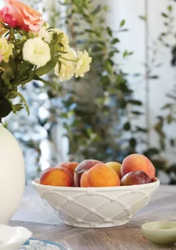 Budget ❤️ Lenox® Wicker Creek Serving Bowl 🧨 -Lenox store Belk 544