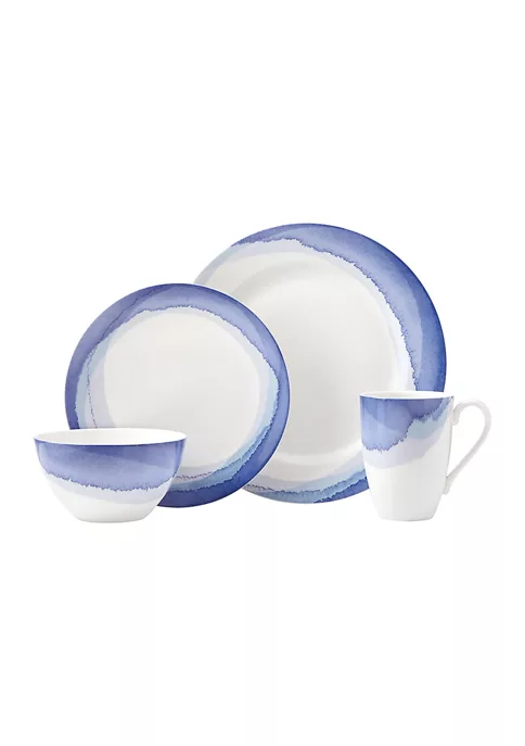 Best Sale 🔥 Lenox® Indigo Watercolor Stripe 4-Piece Place Setting 🛒 1 Best Sale 🔥 Lenox® Indigo Watercolor Stripe 4-Piece Place Setting 🛒