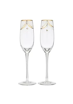 Cheap ❤️ Lenox Disney Bridal 2-Piece Toasting Flutes 🥰 7 Cheap ❤️ Lenox Disney Bridal 2-Piece Toasting Flutes 🥰 -Lenox store Belk 576