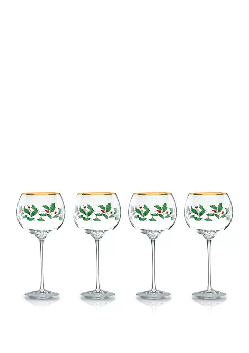 Outlet 😀 Lenox® Holiday Balloon Stemware, Set of 4 ⌛ 1 Outlet 😀 Lenox® Holiday Balloon Stemware, Set of 4 ⌛