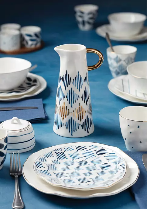 Budget ❤️ Lenox® Blue Bay Medium Pitcher 🤩 2 Budget ❤️ Lenox® Blue Bay Medium Pitcher 🤩 - Image 2