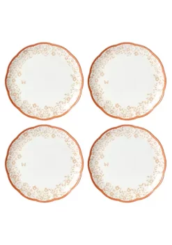 Hot Sale 👍 Lenox Butterfly Meadow Cottage 4-Piece Dinner Plates 😉 -Lenox store Belk 636