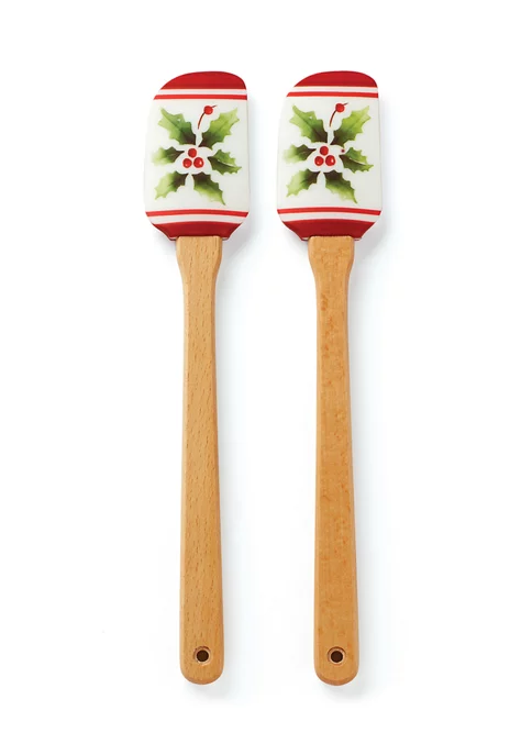 Best Pirce 👏 Lenox® Set of 2 Hand Painted Stripe Spatulas ❤️ 2 Best Pirce 👏 Lenox® Set of 2 Hand Painted Stripe Spatulas ❤️ - Image 2