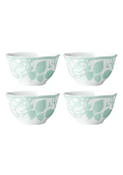 Best Sale 💯 Lenox Butterfly Meadow Cottage 4-Piece Rice Bowls ❤️ -Lenox store Belk 674
