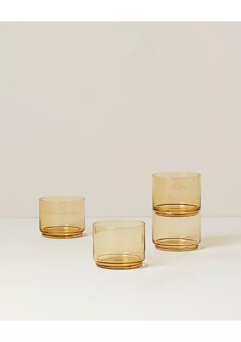 Buy ❤️ Lenox Tuscany Classics Stackable 4-Piece Short Glasses 👏 2 Buy ❤️ Lenox Tuscany Classics Stackable 4-Piece Short Glasses 👏 - Image 2