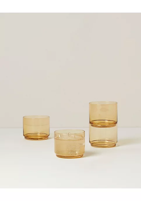 Buy ❤️ Lenox Tuscany Classics Stackable 4-Piece Short Glasses 👏 3 Buy ❤️ Lenox Tuscany Classics Stackable 4-Piece Short Glasses 👏 - Image 3